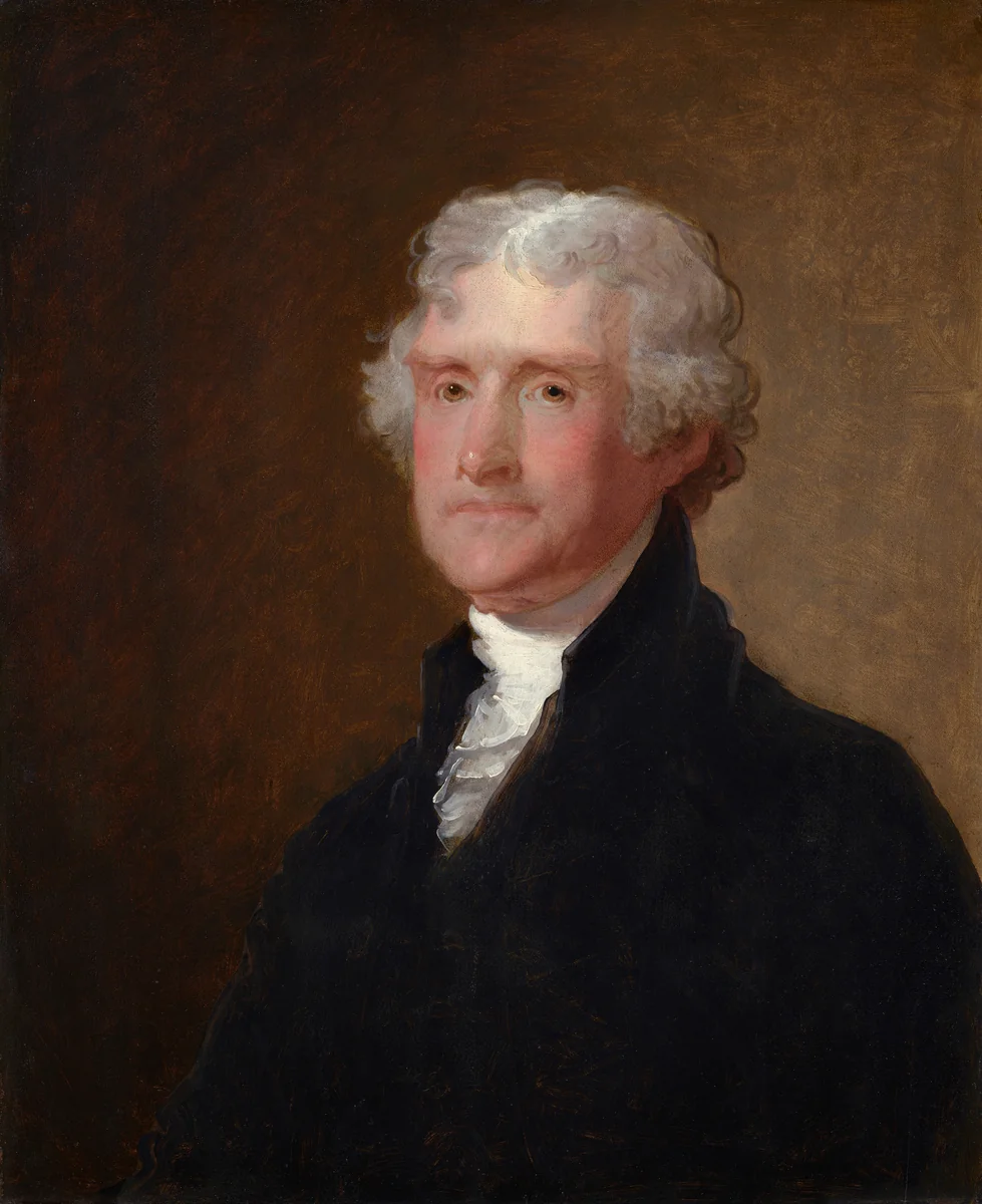 Thomas Jefferson by Gilbert Stuart, painting, 1821