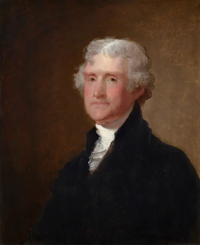 Thomas Jefferson by Gilbert Stuart, painting, 1821