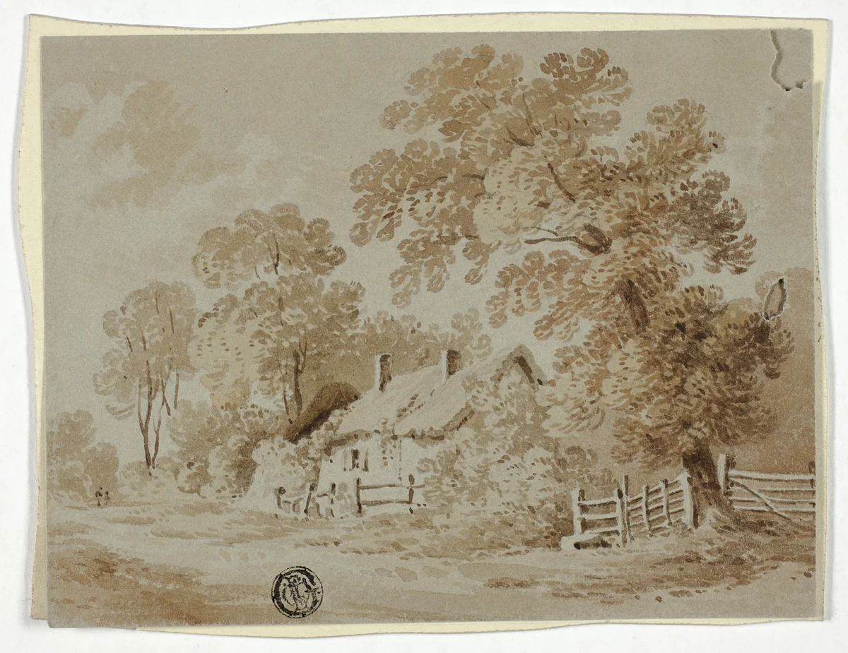 At Crossington in Leicestershire by F. Smith, drawing, 1795-1805