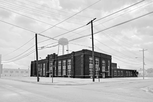 Sumner High School, Cairo, Illinois by Wendel White, photograph, 2007