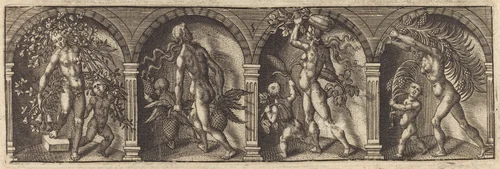 Les divers pourtraicts et figures V by Master AD, print, 1600