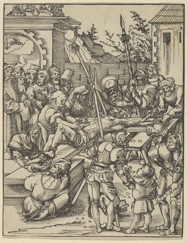 Philip from the Martyrdom of the Twelve Apostles by Lucas Cranach, print, 1472-1553