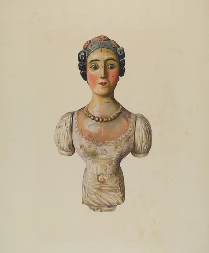 Figurehead by George Constantine, index of american design, 1938