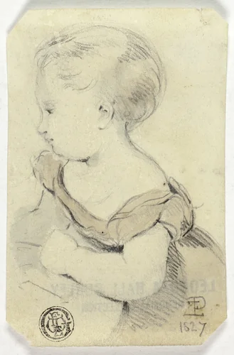 Little Girl by Edmund Thomas Parris, drawing, 1827-1873