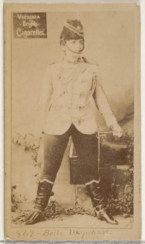 Card 867, Belle Urquhart, from the Actors and Actresses series (N45, Type 2) for Virginia Brights Cigarettes by Allen & Ginter, photograph, 1885-1891