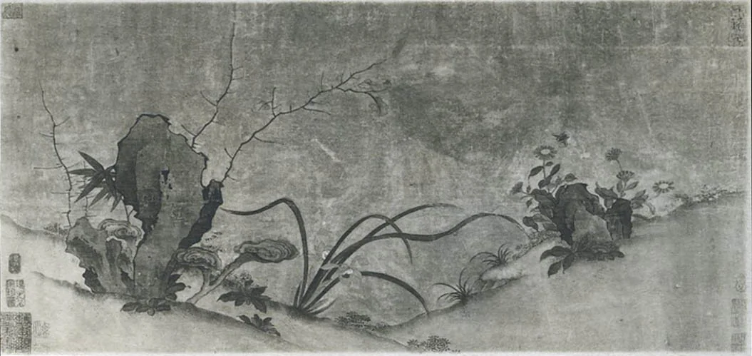 Still Life with Flowers and Rocks by Unidentified Artist, painting, 1368-1911