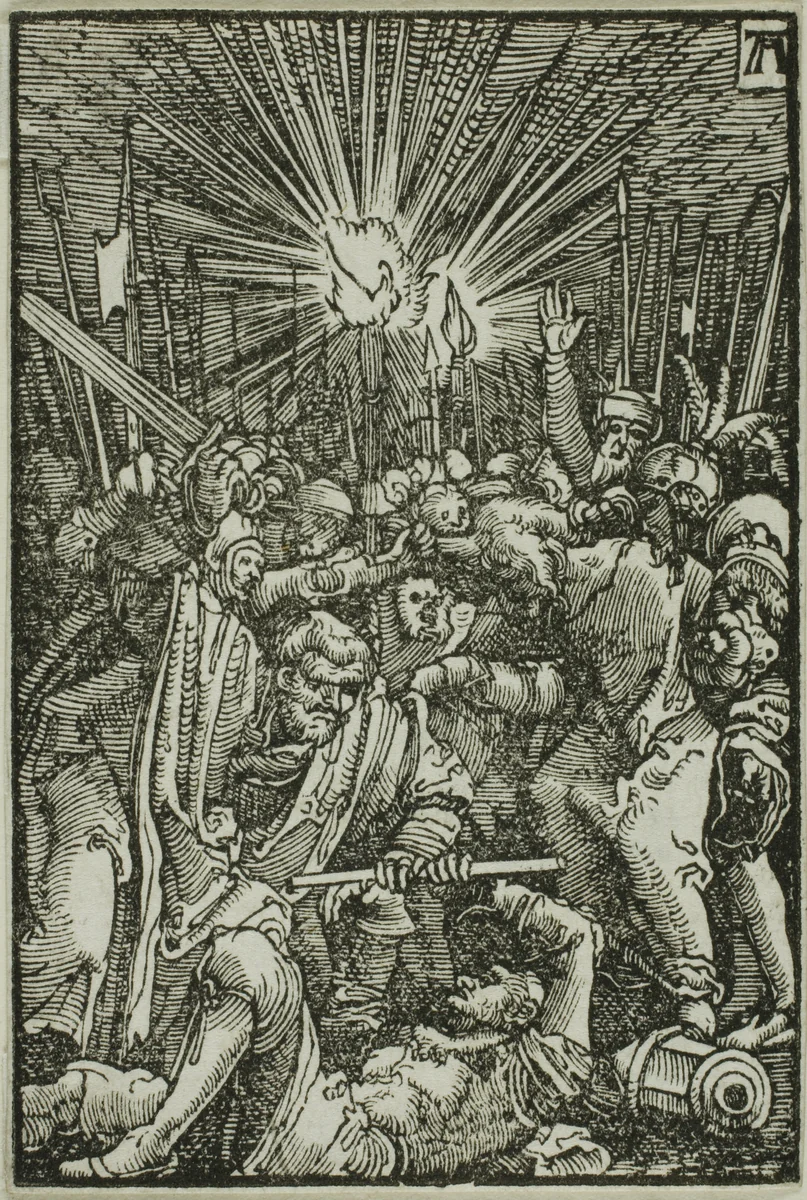 The Betrayal, from The Fall and Redemption of Man by Albrecht Altdorfer, print, 1510-1518