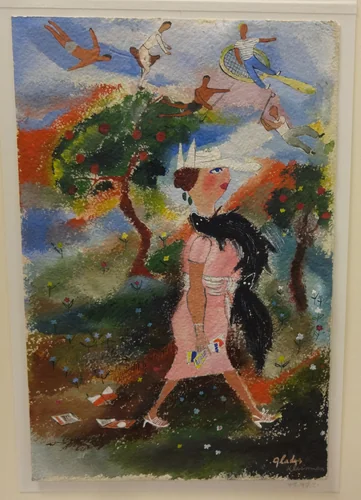 Bermuda Bound by Gladys Kleinman, drawing, 1940