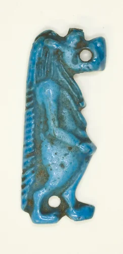Amulet of the Goddess Tawaret (Thoeris) by Egyptian, metalwork, -1550--1295