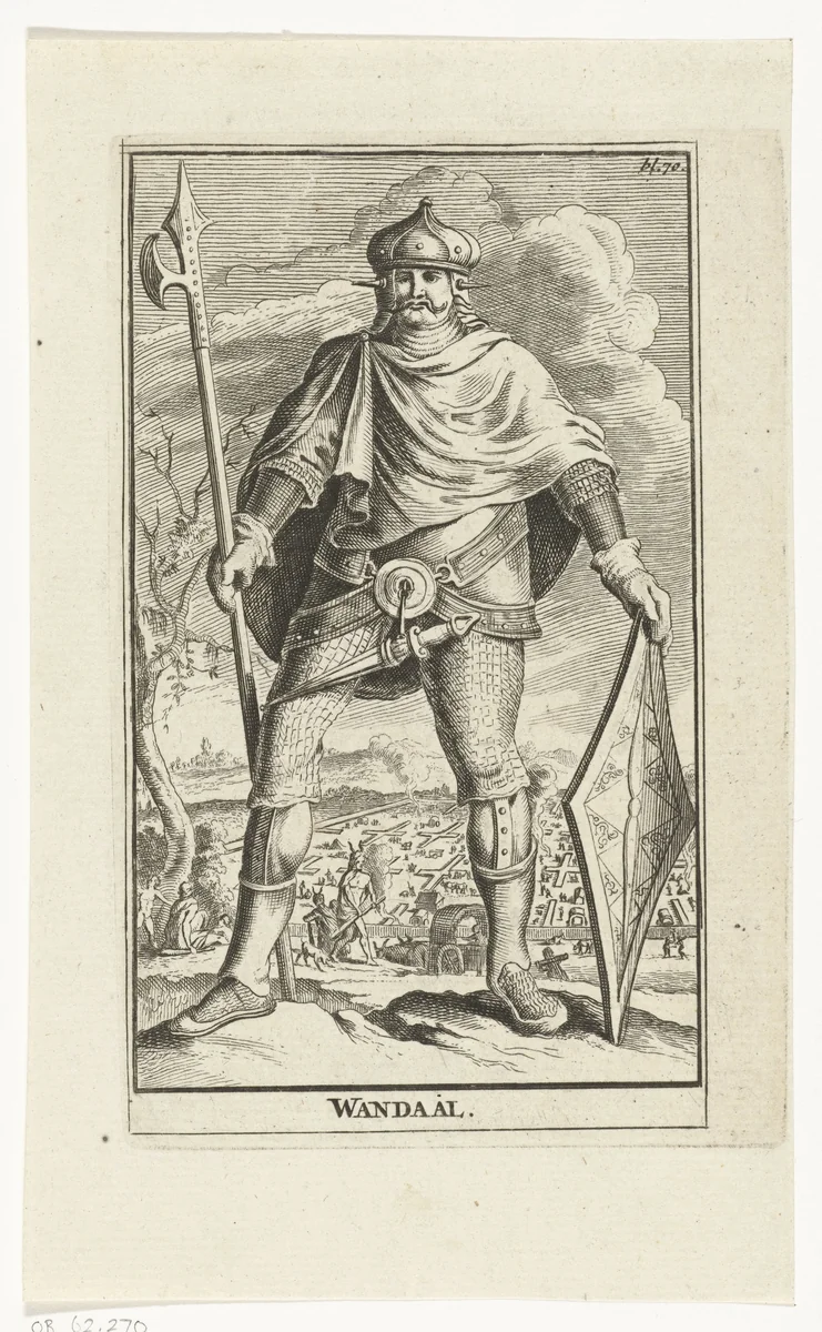 Vandalen by anonymous, print, 1712-1714