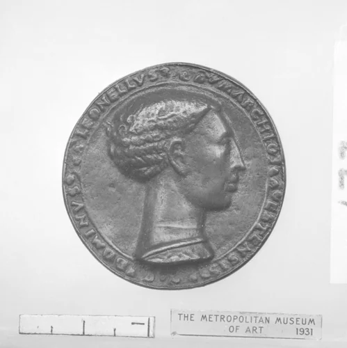 Leonello d'Este, Marquis of Ferrara by Pisanello, metalwork, 1400-1499