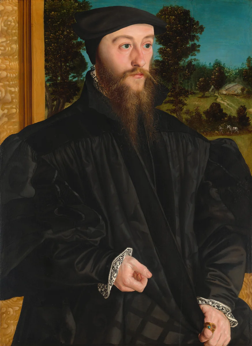 A Member of the Fröschl Family by Hans Mielich, painting, 1539-1540
