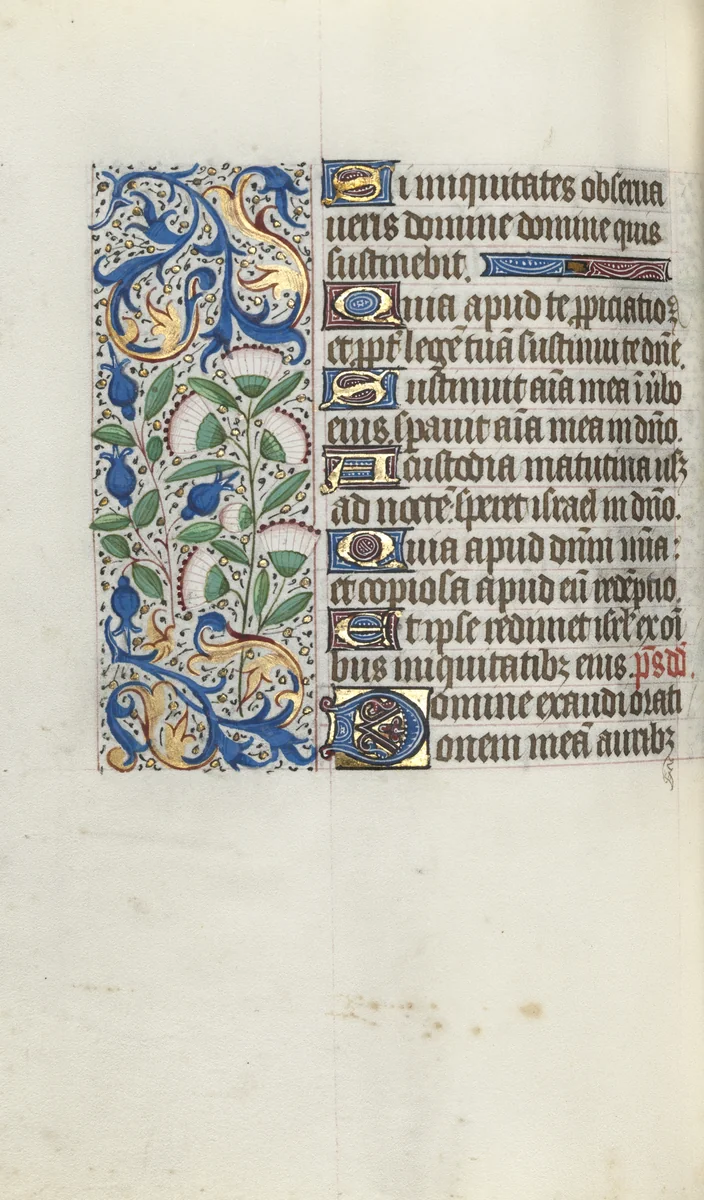 Book of Hours (Use of Rouen): fol. 90v by Master of the Geneva Latini, book, 1465-1475