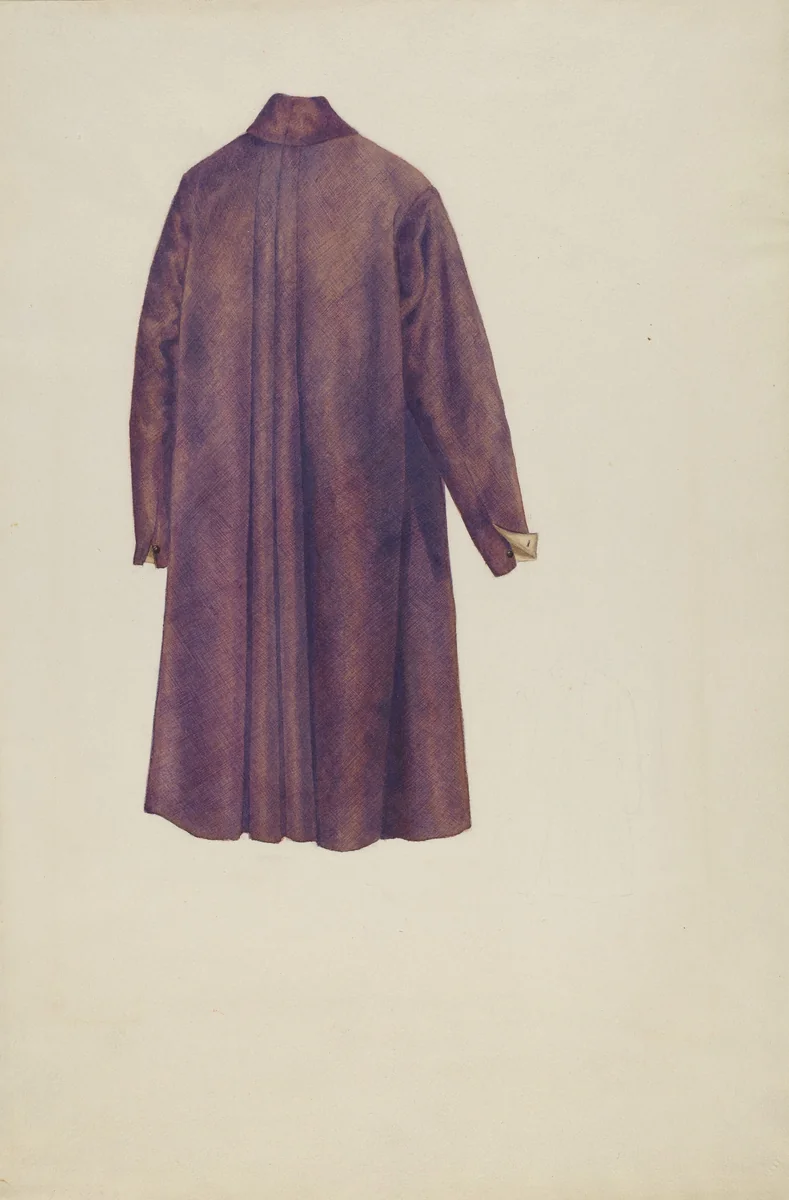 Man's Coat by American 20th Century, index of american design, 1935-1942