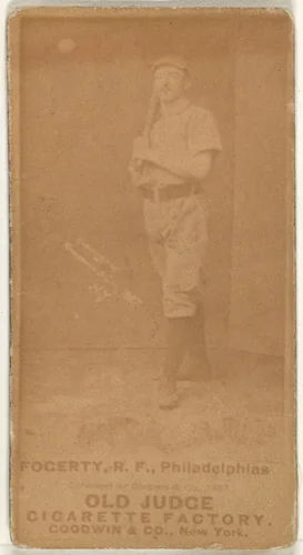 James G. Fogarty, Right Field, Philadelphia, from the Old Judge series (N172) for Old Judge Cigarettes by Goodwin & Company, photograph, 1887