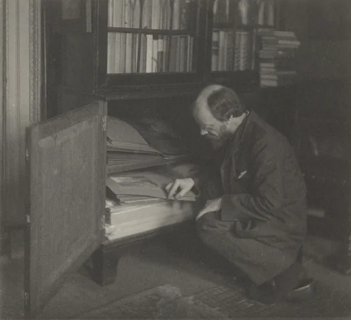 Portrait of Frederick H. Evans by Gertrude Käsebier, photograph, 1907