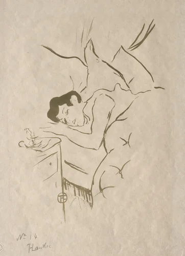 Les Vieilles histoires: Ta Bouche by Henri de Toulouse-Lautrec, print, 1893