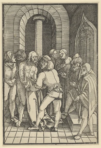 Christ Stripped, from "Speculum passionis domini nostri Ihesu Christi" by Hans Schäufelein, print, 1507