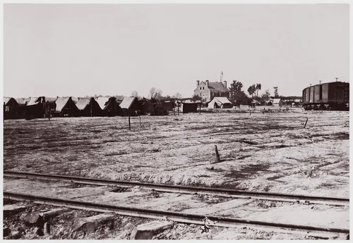 [Warren Station, Front of Petersburg, Virginia] by Timothy O'Sullivan, photograph, 1861-1865