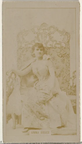 Anna Bruce, from the Actors and Actresses series (N145-8) issued by Duke Sons & Co. to promote Duke Cigarettes by W. Duke, Sons & Co., photograph, 1890-1895