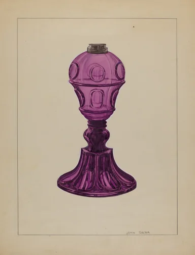 Lamp by John Dana, index of american design, 1937