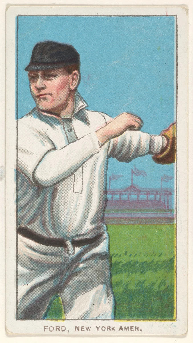 Ford, New York, American League, from the White Border series (T206) for the American Tobacco Company by American Tobacco Company, print, 1909-1911