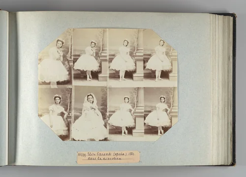 Elise Parent dans la Diavolina by André Adolphe-Eugène Disdéri, photograph, 1863