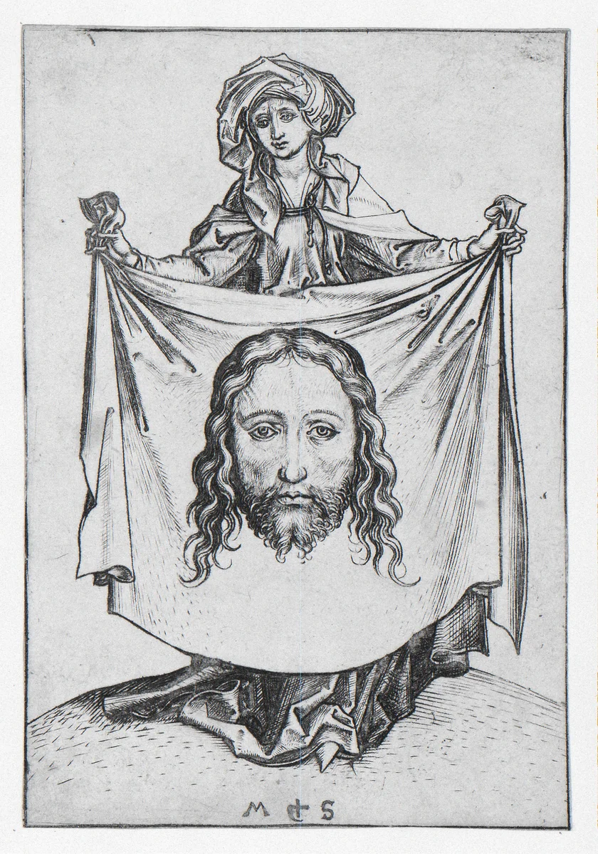 Heilige Veronica by Unknown, print, 1470-1491