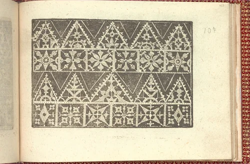 Corona delle Nobili et Virtuose Donne: Libro I-IV, page 107 (recto) by Cesare Vecellio, book, 1601