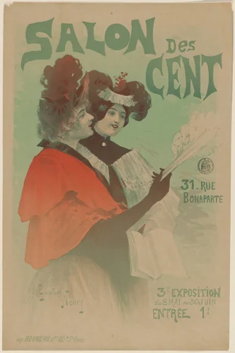 Salon des Cent, 3ème exposition by Noury, design, 1894