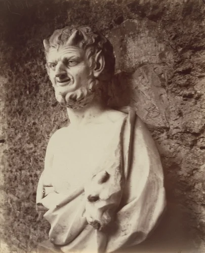 Petit Trianon -- Faune by Eugène Atget, photograph, 1921