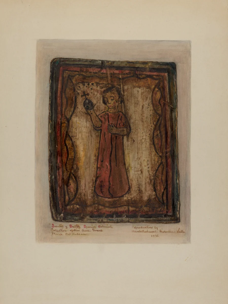 Santo by Maude Valle, index of american design, 1936