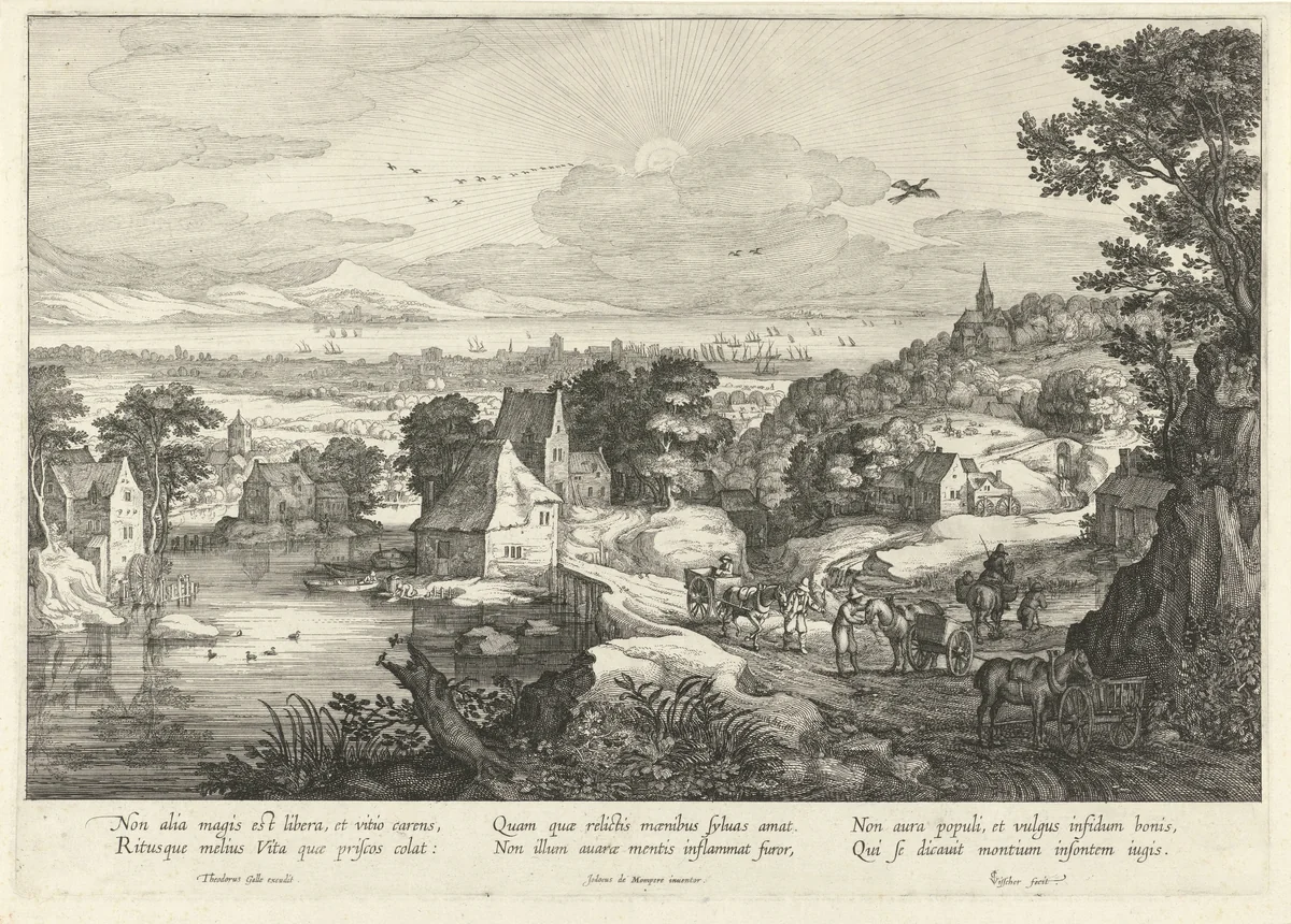 Lente by Unknown, print, 1581-1652