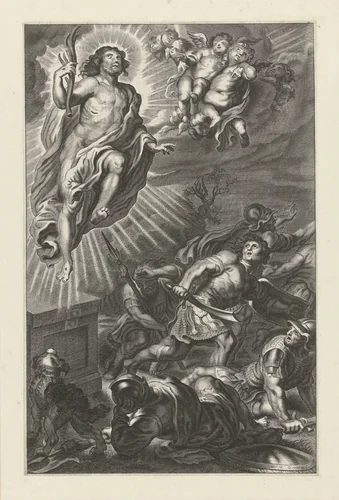 Opstanding by anonymous, print, 1650-1700
