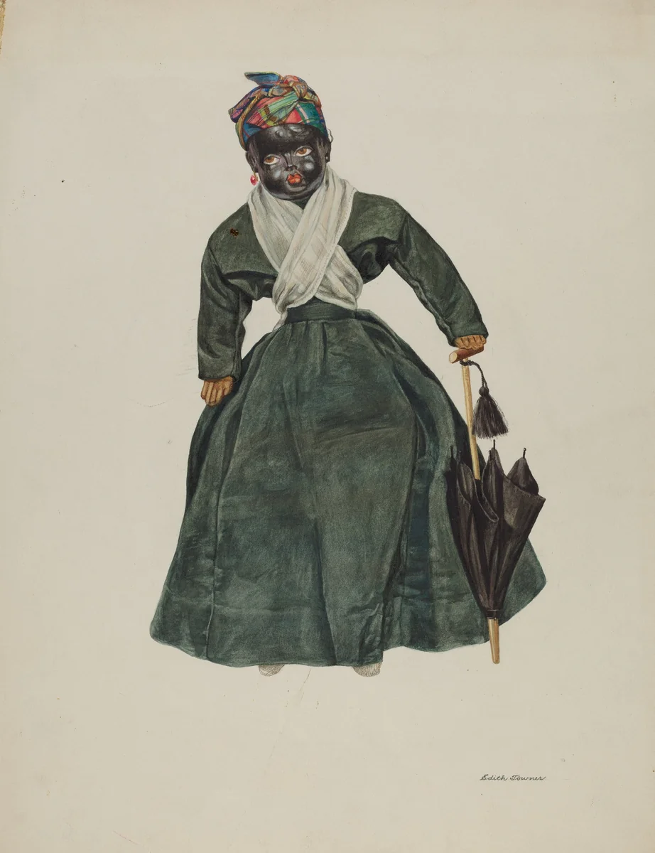 Doll--"Hannah Hitch" by Edith Towner, index of american design, 1940