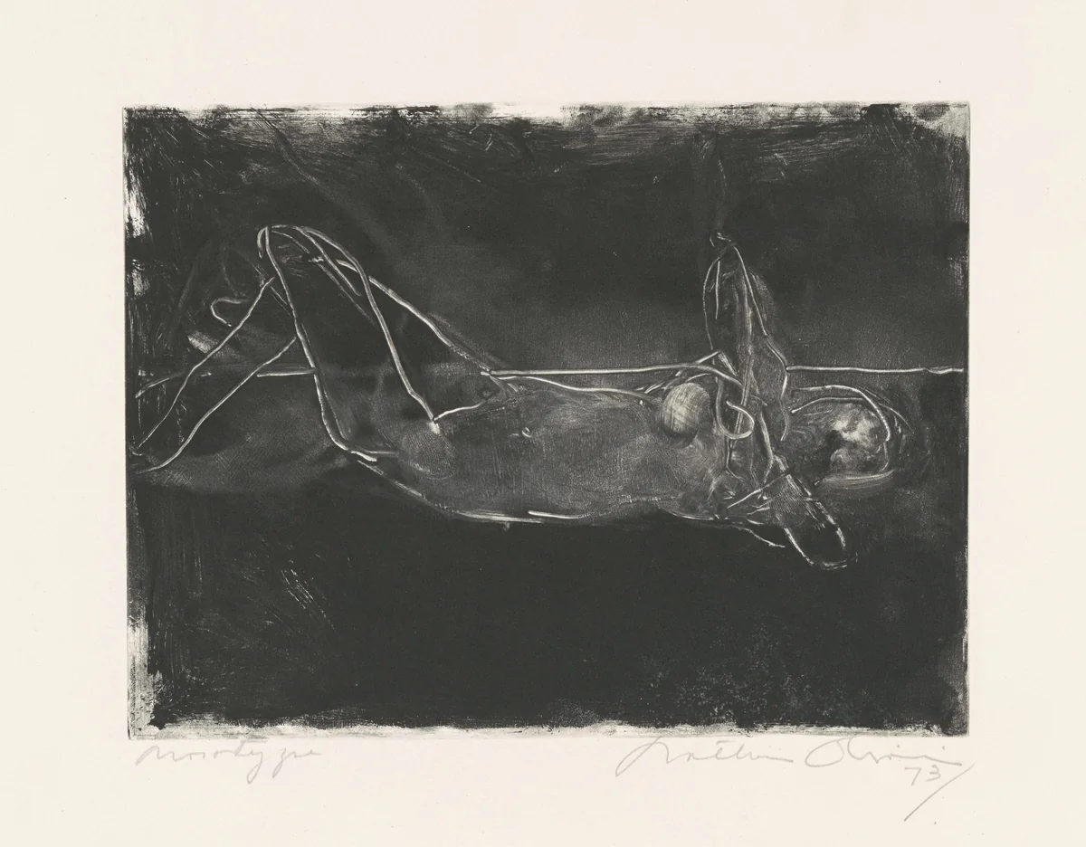 Untitled by Nathan Oliveira, print, 1973