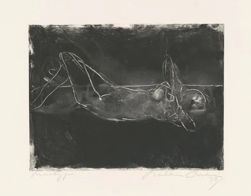 Untitled by Nathan Oliveira, print, 1973