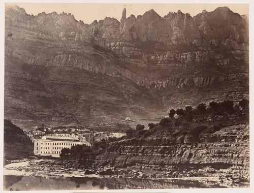 Monserrat, Vista general de la montaña desde Monistrol by Charles Clifford, photograph, 1860