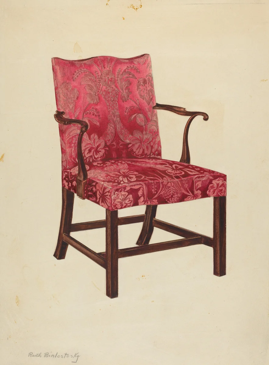 Side Chair by Ruth Bialostosky, index of american design, 1937