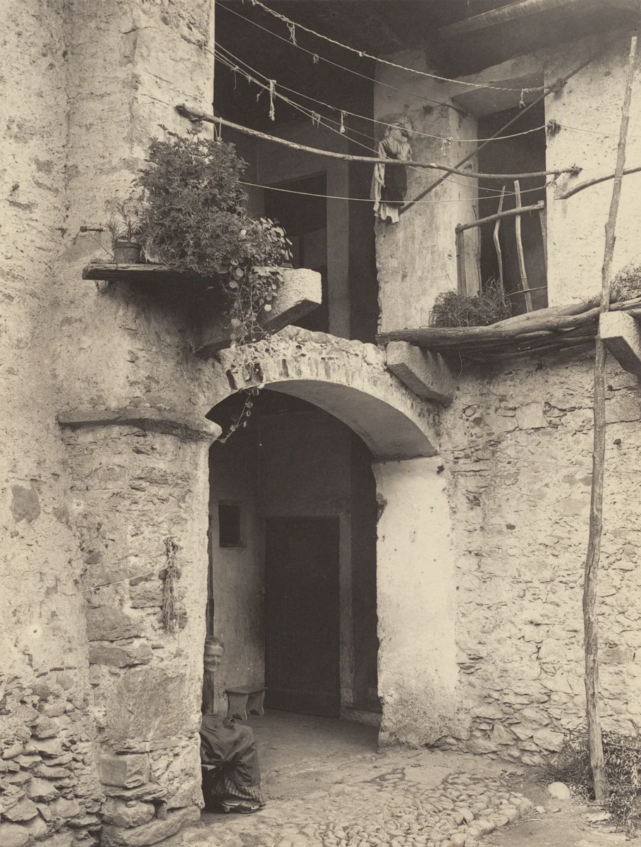A Nook in Pallanza by Alfred Stieglitz, photograph, 1887