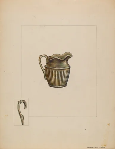 Pitcher by Francis Law Durand, index of american design, 1937