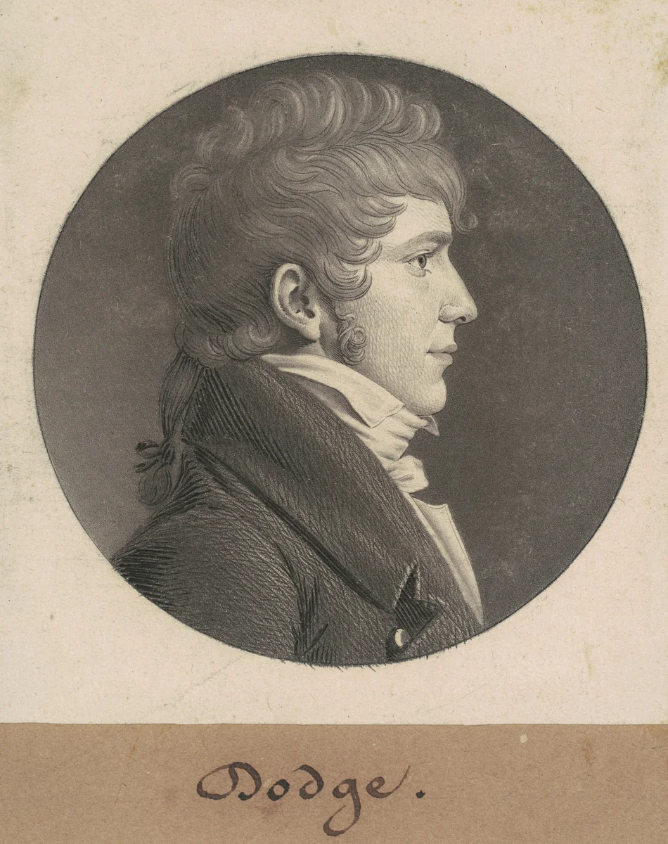 Dodge by Charles B. J. Févret de Saint-Mémin, print, 1808