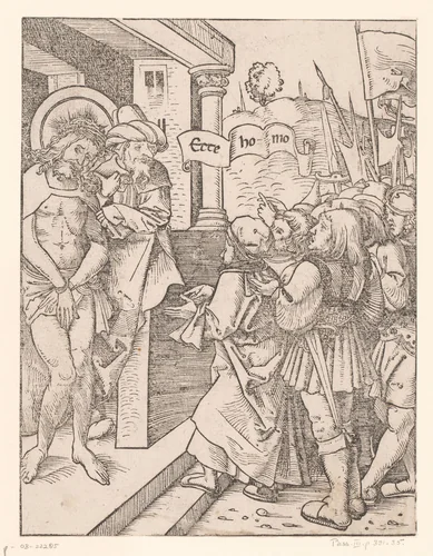 Ecce Homo by anonymous, print, 1490-1526