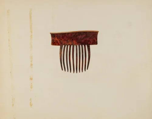 Comb by Irene Lawson, index of american design, 1940