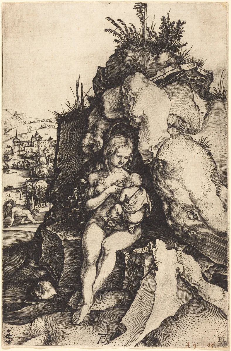 The Penance of Saint John Chrysostom by Albrecht Dürer, print, 1497