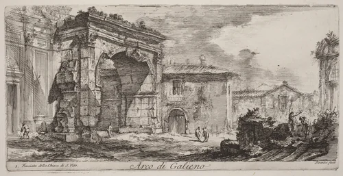 Arco di Trajoano in Ancona by Giovanni Battista Piranesi, portfolio, 1748