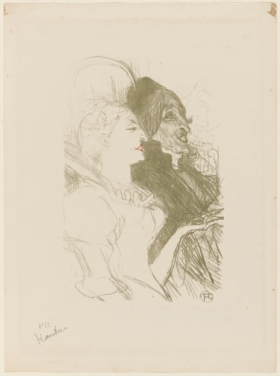 Carnival (Carnaval) by Henri de Toulouse-Lautrec, print, 1894-1895