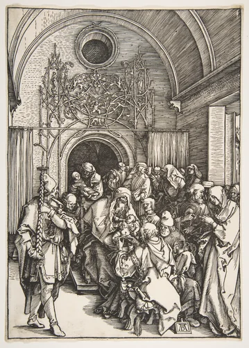 The Circumcision, from "The Life of the Virgin" by Albrecht Dürer, print, 1485-1528