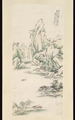 Snowscape by Liang Yuwei, painting