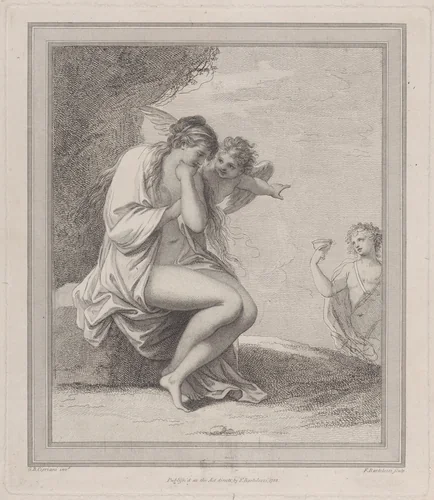 Ariadne, Cupid and Bacchus by Francesco Bartolozzi, print, 1788
